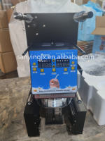 Scelleuse automatique de gobelets en plastique commerciale, machine à sceller les boissons, le lait et le thé, équipement électrique pour les magasins de bubble tea