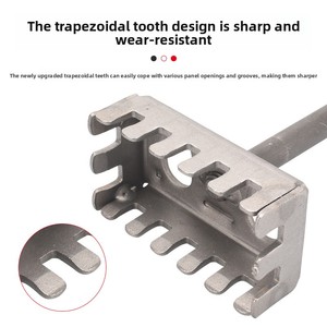 Perforadora Eléctrica <span class=keywords><strong>para</strong></span> Electricistas y Fontaneros, Abre Orificios Cuadrados en Paredes, Compatible con Caja de 86 Líneas - Product Image 3