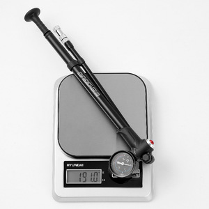 Pompe à vélo haute pression Yueli 300 PSI avec baromètre pour gonflage des pneus et des fourches - Product Image 2