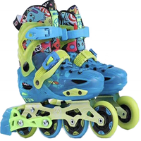 Réglable freestyle transparent dur shell patin à roues alignées pour enfants