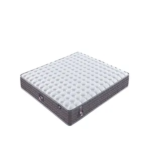 Popular Furniture Home Hotel OEM Pu Foam Natural Latex Pocket Coil Spring Mattress Folding In A Box