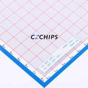 FFC-0.5-16P-50mm FFC Cable (Flexible Flat Cable) P=0.5mm Connector 16P 0.5mm 0.3mm Non-Inverting - Product Image 1