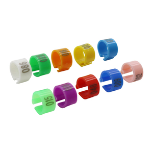 Anillas <span class=keywords><strong>para</strong></span> Patas de Palomas, 10 Colores, ID 8mm, N.º 001~100, Tipo Abierto, <span class=keywords><strong>para</strong></span> Palomas de Competición, Loros, Aves de Corral, Pollos, 100 Unidades - Product Image 5