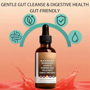 OEM Liquide d'armoise, clous de girofle entiers, gingembre, noix de Grenoble en gouttes – Favorise la santé digestive, la fonction immunitaire et la détoxification - Product Image 5