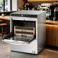Lave-vaisselle commercial électrique économique encastrable en acier inoxydable avec distributeur de détergent intégré et pompe de vidange, capacité 18 couverts, pour restaurant
