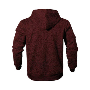 Winter Sweater <strong>Men</strong> Solid Hooded Coat <strong>Fleece</strong> and Thicken the Sweater Zipper Wool <strong>Cardigan</strong> Sweater Untuk for <strong>Men</strong> - Product Image 2
