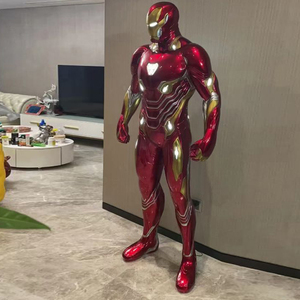 Phim hình cuộc sống Kích thước sắt người đàn ông bức tượng siêu anh hùng sợi thủy tinh MK50 sắt người đàn ông điêu khắc - Product Image 3