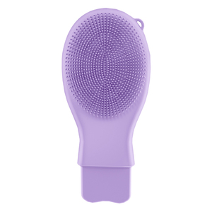 Brosse nettoyante pour le visage en silicone 2-en-1, grattoir en acier inoxydable pour éliminer les points noirs, nettoyeur de pores en profondeur, utilisation domestique, écologique - Product Image 6