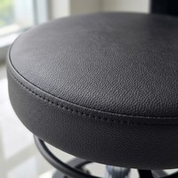 Tabouret ergonomique mobile réglable en hauteur avec fonction d'inclinaison, chaise de bureau pivotante pour position assise-debout, idéal pour le télétravail et les sièges actifs