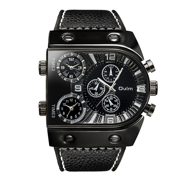2016 Mens Watches Top Brand Men's Quartz Watch Sport Leather Men Watch