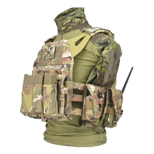 เสื้อกั๊กยุทธวิธีไนลอนคุณภาพสูง ความจุขนาดใหญ่ ผ้าอ็อกซ์ฟอร์ด สะพายไหล่สบาย ลายพราง Woodland MC Seal PC สำหรับป้องกันตัว สไตล์แฟชั่น - Product Image 2