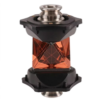 360 Degree Copper Coated Prism Reflector for ATP1 Total Station 5/8 Inch Mount Survey Prism Target for Topographic Measurement