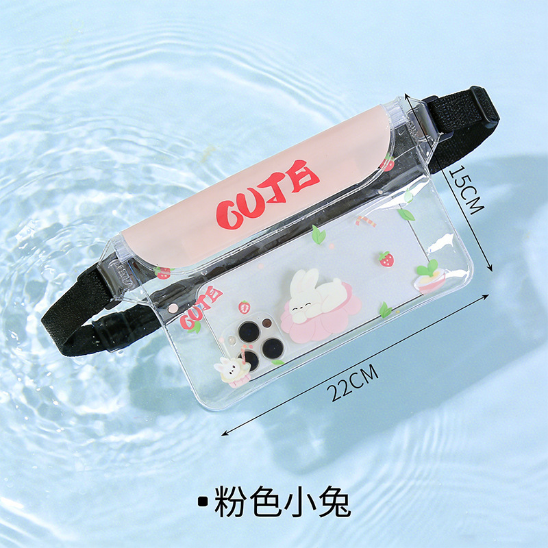 [Waterproof Waist Bag with Extra Large Capacity] Cake Rabbit