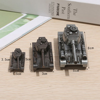 Modèle de char en alliage de zinc 3D, détail exquis, artisanat métallique, ornement de bureau, décoration de bibliothèque, figurine personnalisée en usine, vente en gros