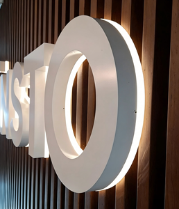 Enseigne lumineuse LED personnalisée avec logo 3D, lettres en relief rétroéclairées pour extérieur, devanture de magasin, commerce, enseigne murale - Product Image 1