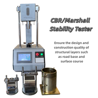 Machine d'essai de rapport de charge standard américaine 30KN 50kN, testeur de stabilité CBR/Marshall, machine d'essai Marshall