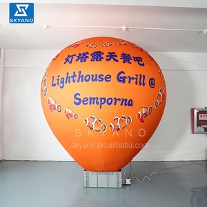 <span class=keywords><strong>Ballon</strong></span> gonflable publicitaire personnalisé Montgolfière gonflable à lumière LED pour attirer l'attention - Product Image 2
