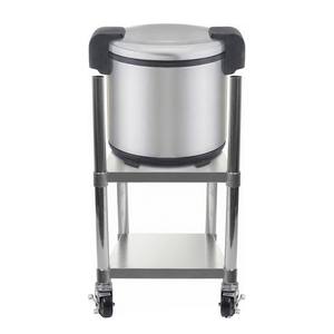 Support chauffe-riz en acier inoxydable avec deux étagères et roulettes - Product Image 2