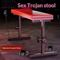 Chaise sexuelle SM, menottes de contention, jouets sexuels pour adultes, accessoires de jeu de couple, accessoires d'entraînement sexuel, meubles sexuels BDSM pour couples
