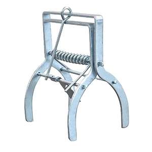 Piège à taupes et à rats en métal massif, en acier galvanisé, pour tuer les souris, pour le jardin extérieur, la pelouse, lutte antiparasitaire, facile à installer, accessoire - Product Image 2