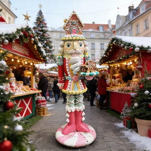 Statue de <span class=keywords><strong>Casse</strong></span>-<span class=keywords><strong>Noisette</strong></span> de Noël grandeur nature, <span class=keywords><strong>figurine</strong></span> de Noël en résine de 1,80 m pour l'entrée des centres commerciaux, les jardins et les cours - Product Image 2