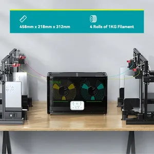 SUNLU Séchoir à filament 3D S4 à chauffage rapide, compatible encre UV et bobines multiples, neuf, pièces détachées 3D incluses - Product Image 4