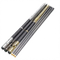 YFEN Queue de billard de haute qualité en fibre de carbone, joint central fendu 1/2, avec joint en alliage d'aluminium, 11,5 mm, 12,5 mm, 147 cm