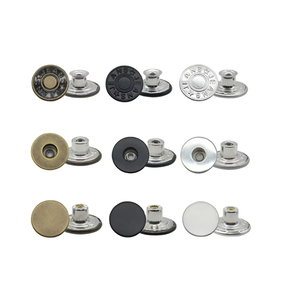 Bán buôn kim loại Chủ Đề Phụ kiện i-shaped Joker nút tròn với mô hình hình chữ nhật cho jeans áo khoác mạ kỹ thuật - Product Image 2