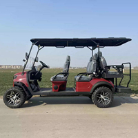 Voiturette de golf électrique 6 places à prix compétitif, prix de gros pour voiturette de golf à batterie lithium, buggy de golf, chariots et tricycles