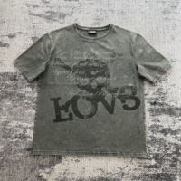 T-shirts en coton 100% tricoté, coupe classique, personnalisables, pour hommes, décontractés, unisexes, manches courtes, col rond, anti-plis, MT1641