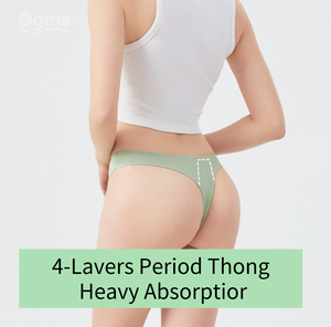 Ventes en gros de culottes menstruelles invisibles sans couture à 4 couches, imperméables, confortables et respirantes - Product Image 5