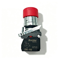 Botón de Parada de Emergencia XB4, Modelos XB4BS542/XB4BS8442/XB4BS8444/XB4BS8445/XB4BS9442, Interruptor Combinado de Origen China (Normalmente Abierto)