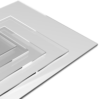 Feuille de plastique PET/PETG de 1.5mm/2mm/3mm pour l'application de la digue scolaire
