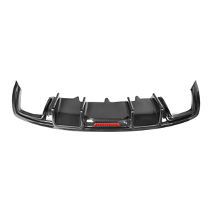 Diffusore Posteriore in Fibra di Carbonio Stile KB con Luce LED per <span class=keywords><strong>Audi</strong></span> <span class=keywords><strong>A5</strong></span> B8.5 Non Sline <span class=keywords><strong>Sedan</strong></span> 2012-2016 - Product Image 1
