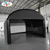 Tente de simulateur de golf gonflable commerciale, cage de golf gonflable en PVC durable pour studio de golf