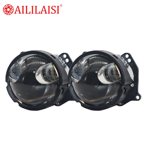 Nouveau 55W Bi LED 2 Lentille 3 Pouces Bifocal Éclairage Projecteur Phare 6500 Automobile Modification Universel pour Nissan <span class=keywords><strong>Gtr</strong></span> R35 - Product Image 2