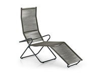 Nouveau design de fauteuil d'extérieur en aluminium avec corde tressée, ensemble de canapé de patio extérieur