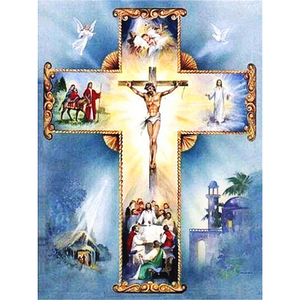 <span class=keywords><strong>Cruz</strong></span>, <span class=keywords><strong>Cristo</strong></span> Jesús taladro completo 5D pintura Diamante <span class=keywords><strong>de</strong></span> moda DIY bordado decoración <span class=keywords><strong>de</strong></span> diamante pintura Kit <span class=keywords><strong>punto</strong></span> <span class=keywords><strong>de</strong></span> <span class=keywords><strong>cruz</strong></span> - Product Image 1