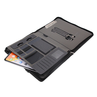 Regalos Personalizados, Bloc de Notas con Carga Inalámbrica, Carpeta Multifuncional de Cuero PU con Banco de Energía y Memoria USB