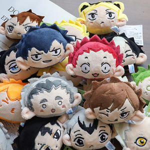 Anime Haikyu!! Poupée en peluche mignon fille <span class=keywords><strong>sac</strong></span> d'école pendentif Hinata Shoyo entourant porte-clés Pp coton remplissage décorer cadeau Couple - Product Image 3