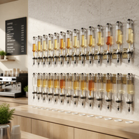 Station de distribution d'huiles parfumées à 12 têtes de 375 ml et 500 ml pour la fabrication de parfums personnalisés, idéale pour les mariages - Vente en gros aux États-Unis