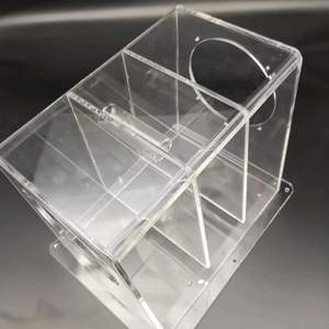 Rõ Ràng <span class=keywords><strong>Acrylic</strong></span> Hình Chữ Nhật Trình Điều Khiển Kín Woofer Bao Vây <span class=keywords><strong>Acrylic</strong></span> Hộp <span class=keywords><strong>Acrylic</strong></span> Tủ Cho Loa - Product Image 4