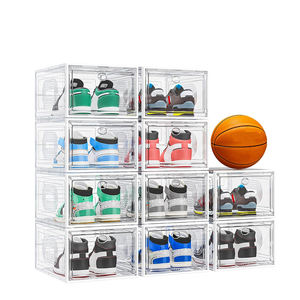 ภาชนะพลาสติก PP ใสเกรดอาหารพร้อมที่ปิดด้วยแม่เหล็กดีไซน์วางซ้อนกันได้1-2L ความจุพื้น - Product Image 1