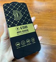 Protector de Pantalla Antiestático ESD HD para Teléfono Móvil, Película Protectora de Vidrio Templado de 0.4mm Sin Borde Blanco para iPhone 18 17/16 Pro Max