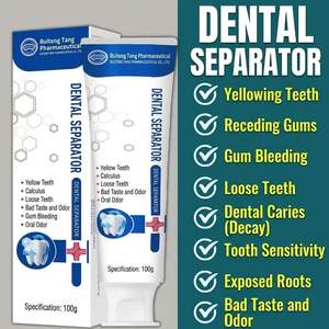 <span class=keywords><strong>Dentifrice</strong></span> Herbal pour l'élimination de la plaque dentaire, le contrôle du tartre et le soin des gencives, sans fluor, 100g, OEM - Product Image 4