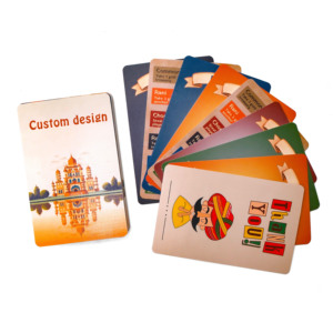 Trò chơi Hội Đồng Quản trị gia đình với 2 <span class=keywords><strong>S</strong></span>àn Vải lanh vàng kết thúc thẻ chơi tái chế trong xúc xắc các tông thanh lịch được đóng gói trong một hộp giấy thời trang - Product Image 4