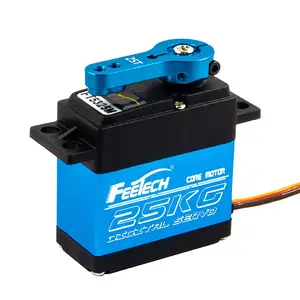 Feetech 25Kg Servo With 25T Arm 180 Degree Core Motor Digital Servo For Gearbox For Rc Car Robot Biped And Perro Robot