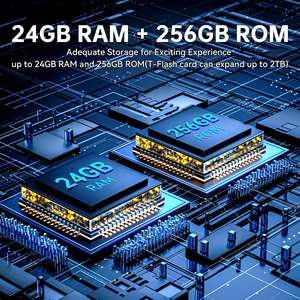 Smartphone OUKITEL WP19 Pro, écran 6,8 pouces FHD+, téléphone mobile Android, 8 Go + 256 Go, smartphone robuste, téléphone à très grande autonomie - Product Image 3