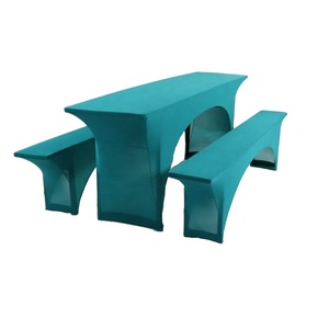 <span class=keywords><strong>Housse</strong></span> d'établi pour <span class=keywords><strong>mariage</strong></span>, accessoire en tissu, couverture de Table - Product Image 1