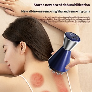 Appareil de massage électrique multifonctionnel vibrant et chauffant pour physiothérapie, brosse de massage des méridiens et <span class=keywords><strong>ventouses</strong></span> abdominales - Product Image 3